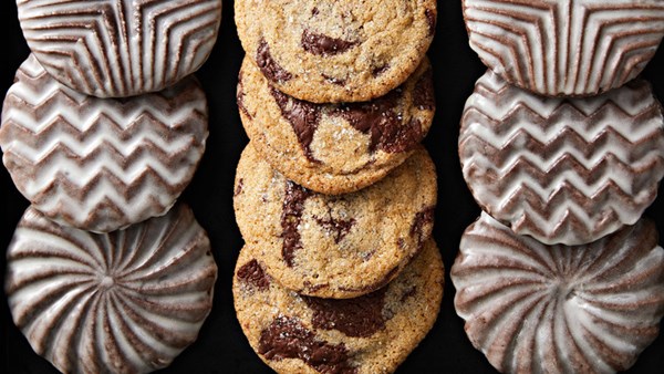 Chocolate spice cookies