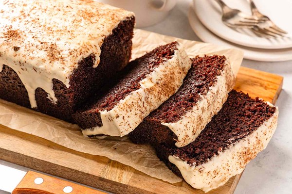 Chocolate stout loaf cake