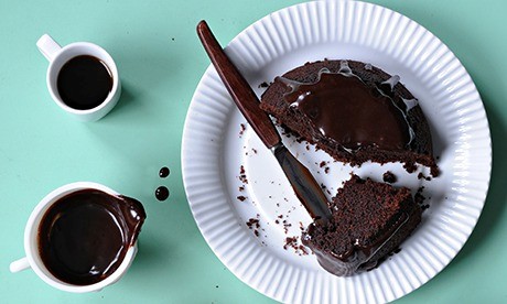 Chocolate stout pudding