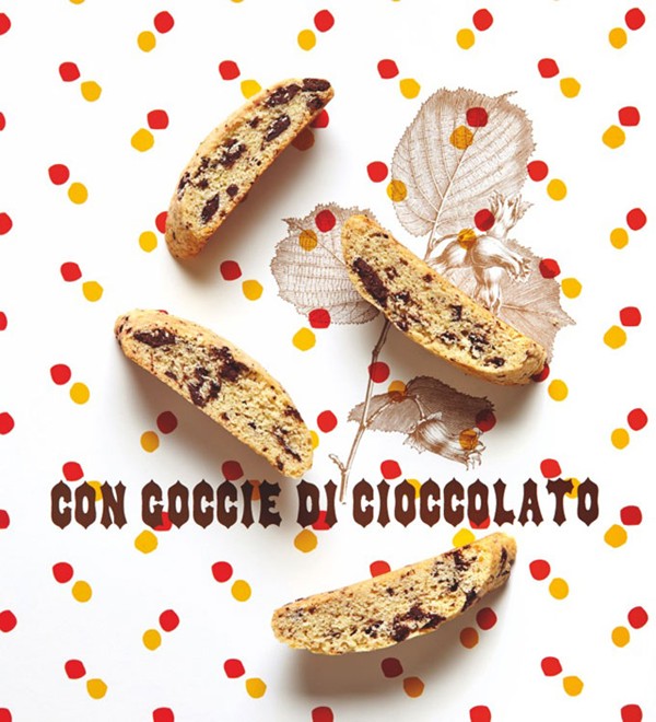 Chocolate-studded biscotti