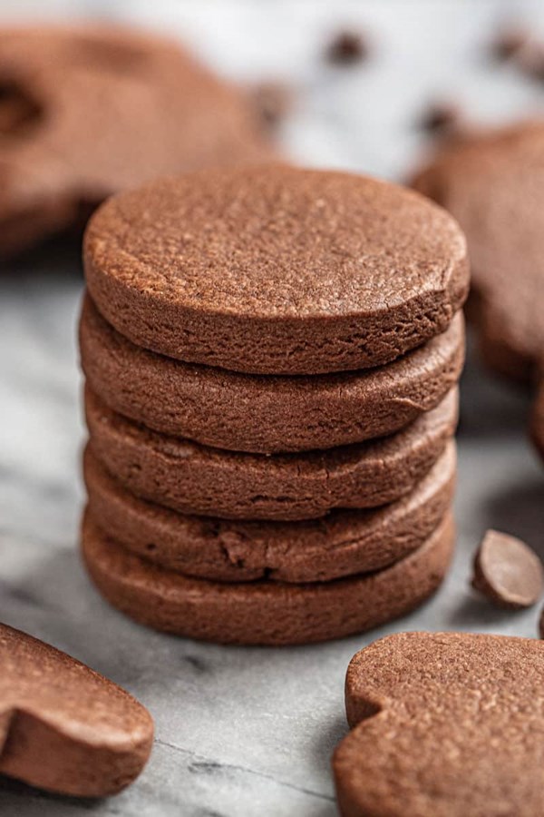 Chocolate sugar cookies