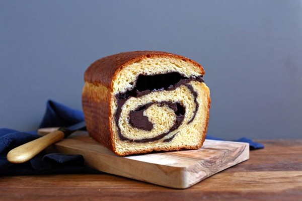 Chocolate swirl brioche