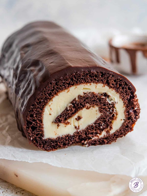 Chocolate Swiss roll 