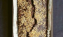 Chocolate, tahini and banana two ways 1: bread