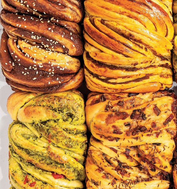 Chocolate-tahini babka filling