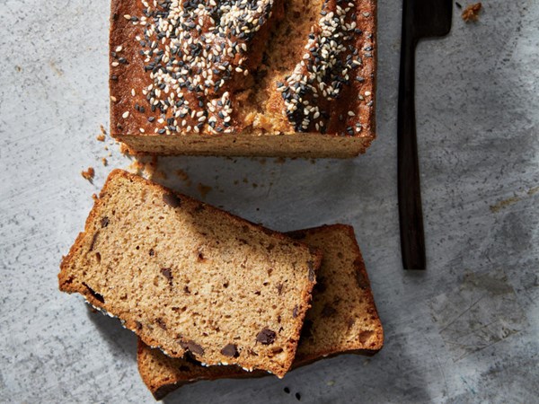 Chocolate-tahini banana bread