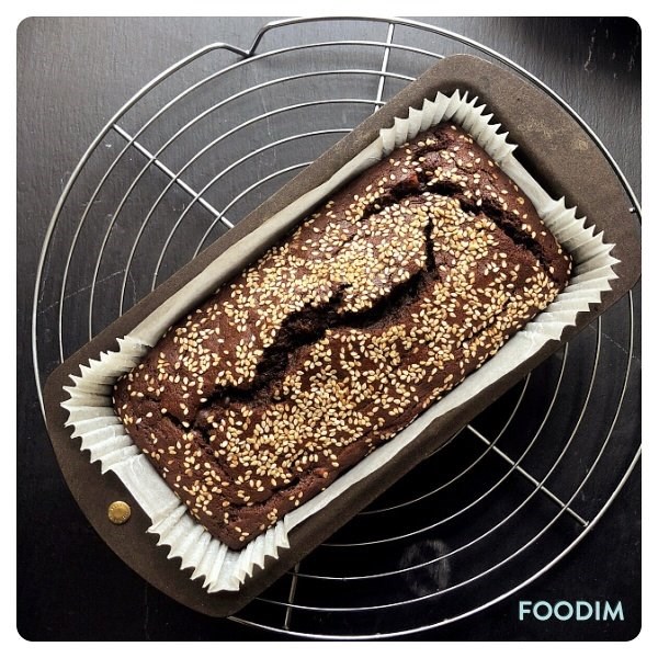Chocolate tahini banana bread