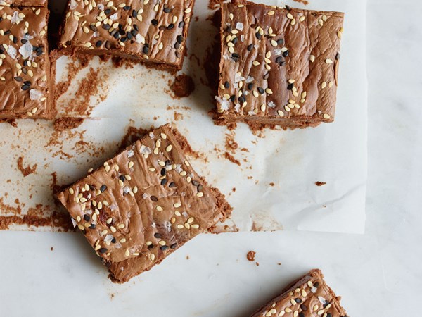 Chocolate-tahini fudge [John daSilva]