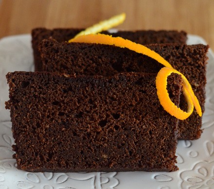 Chocolate tangerine pound cake