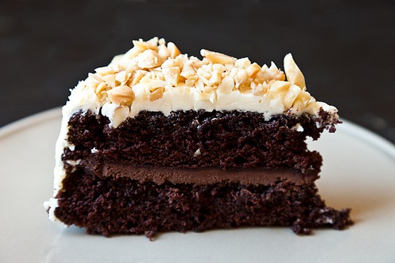 Chocolate Thai green curry cake
