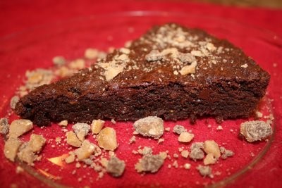 Chocolate toffee wedges
