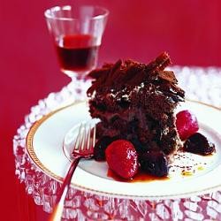 Chocolate trifle cake