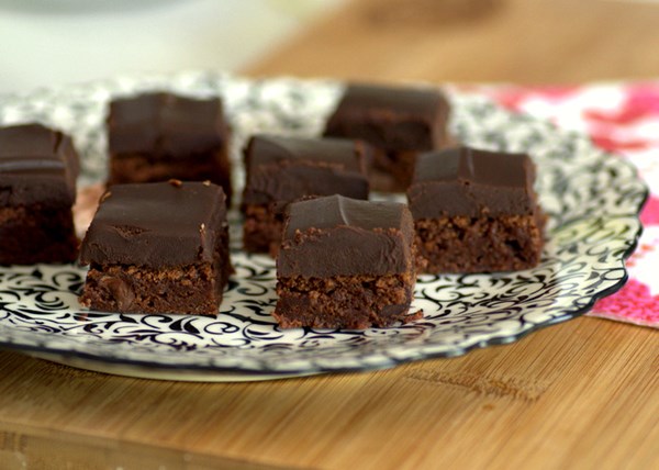 Chocolate truffle brownies