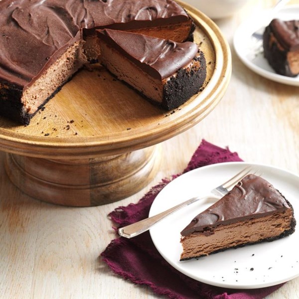Chocolate truffle cheesecake