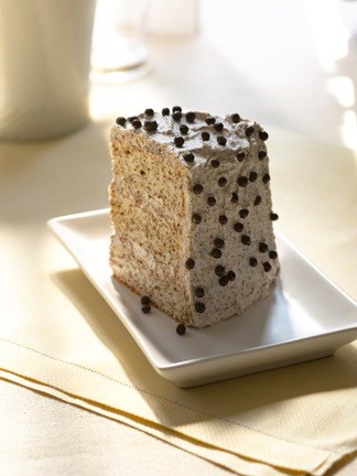 Chocolate tweed angel food cake