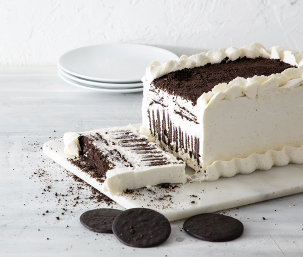 Chocolate wafer icebox cake