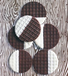 Chocolate waffle cookies