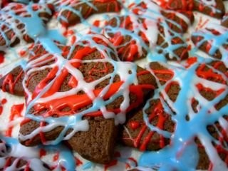 Chocolate whole wheat honey cookies