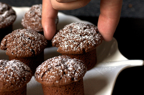 Chocolate yogurt snack cakes