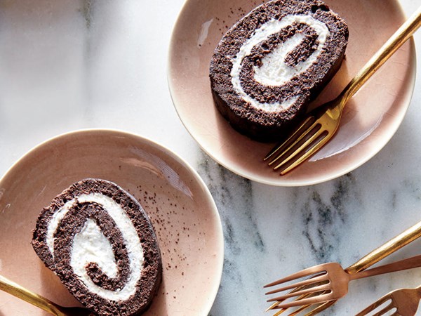 Chocolate Yule log