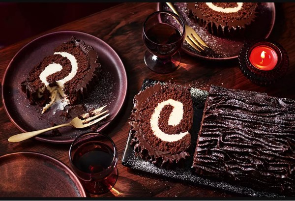 Chocolate Yule log