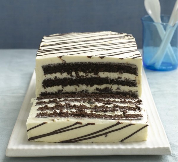 Chocolate zebra cake