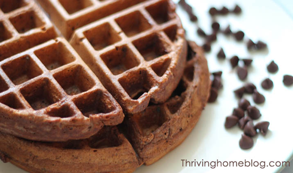 Chocolate zu-nana waffles