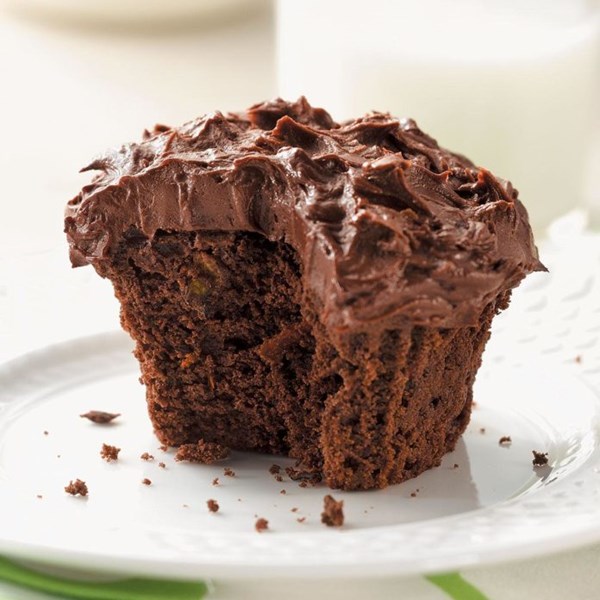 Chocolate zucchini cupcakes