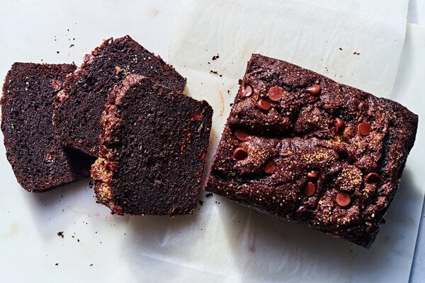 Chocolate zucchini loaf cake