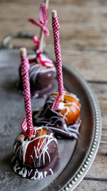 Chocolate/toffee apples