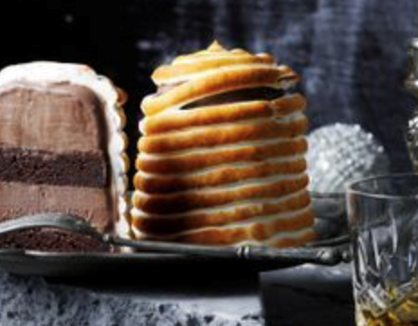 Chocwork orange brownie bombe Alaska