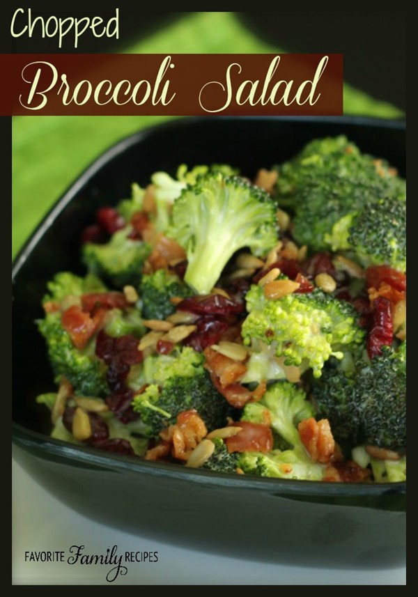 Chopped broccoli salad recipe | Eat Your Books