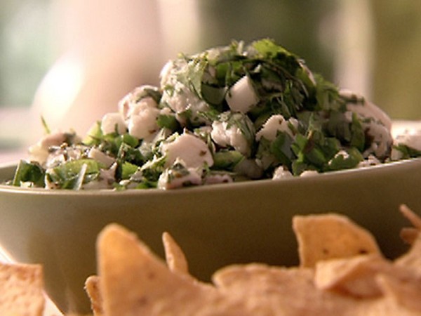 Chopped ceviche and Mexicola