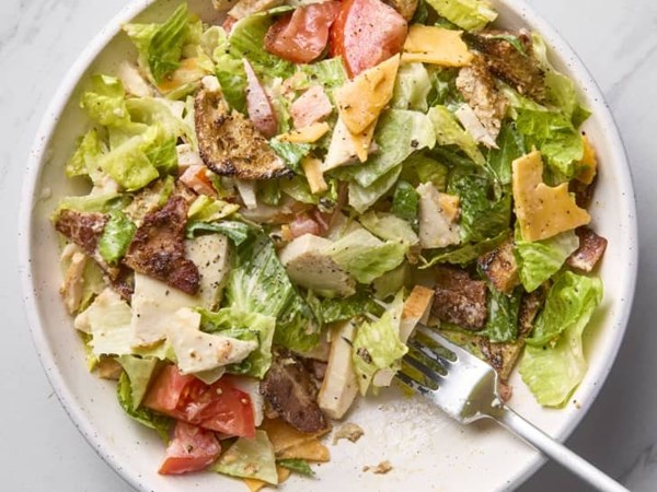 Chopped chicken club salad 