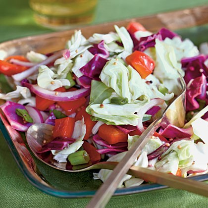 Chopped coleslaw salad