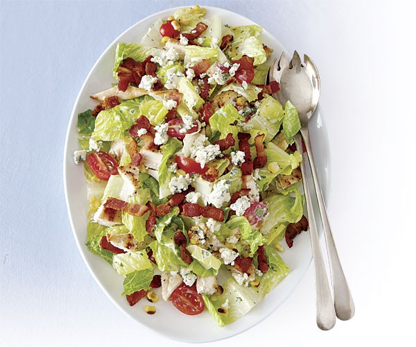 Chopped grilled-chicken salad