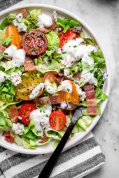 Chopped wedge salad