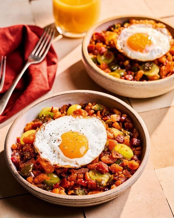 Choriza breadcrumb hash (Migas)