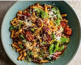 Chorizo & runner bean 'pastotto"