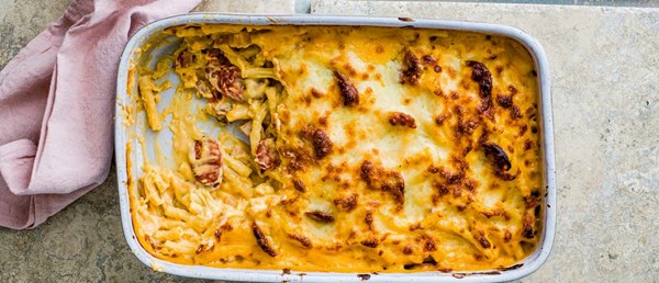 Chorizo and bacon mac 'n' cheese