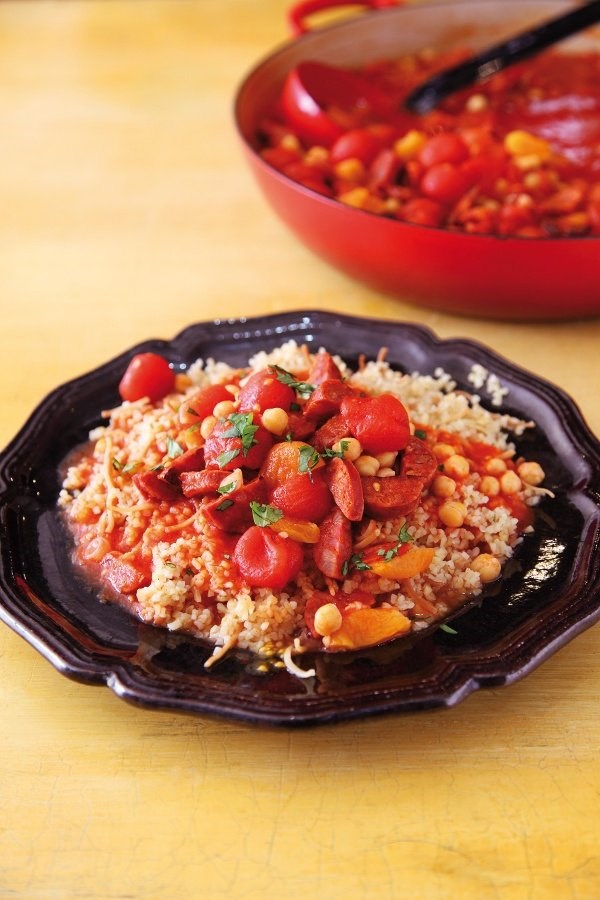 Chorizo and chickpea stew