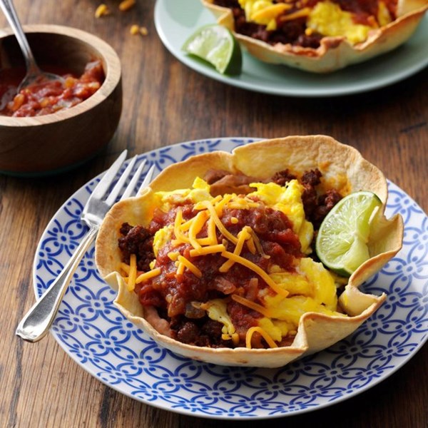 Chorizo and eggs ranchero 