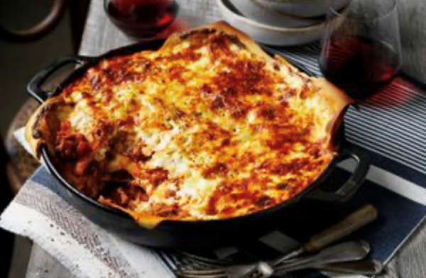 Chorizo and 'nduja lasagne