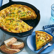 Chorizo and potato frittata