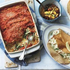 Chorizo and scrambled eggs