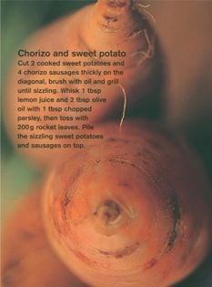 Chorizo and sweet potato