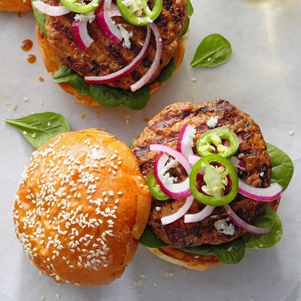 Chorizo burgers