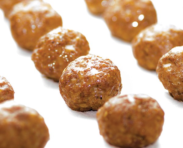 Chorizo burgers, balls & bangers