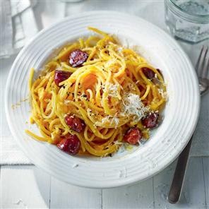Chorizo carbonara