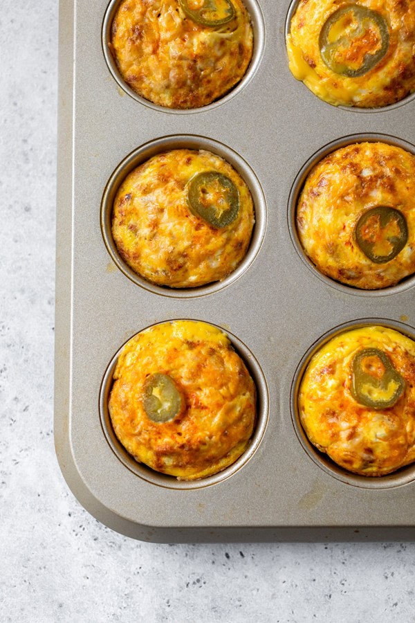 Chorizo egg bites